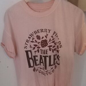 Strawberry Fields Forever Kids Pink T-Shirt